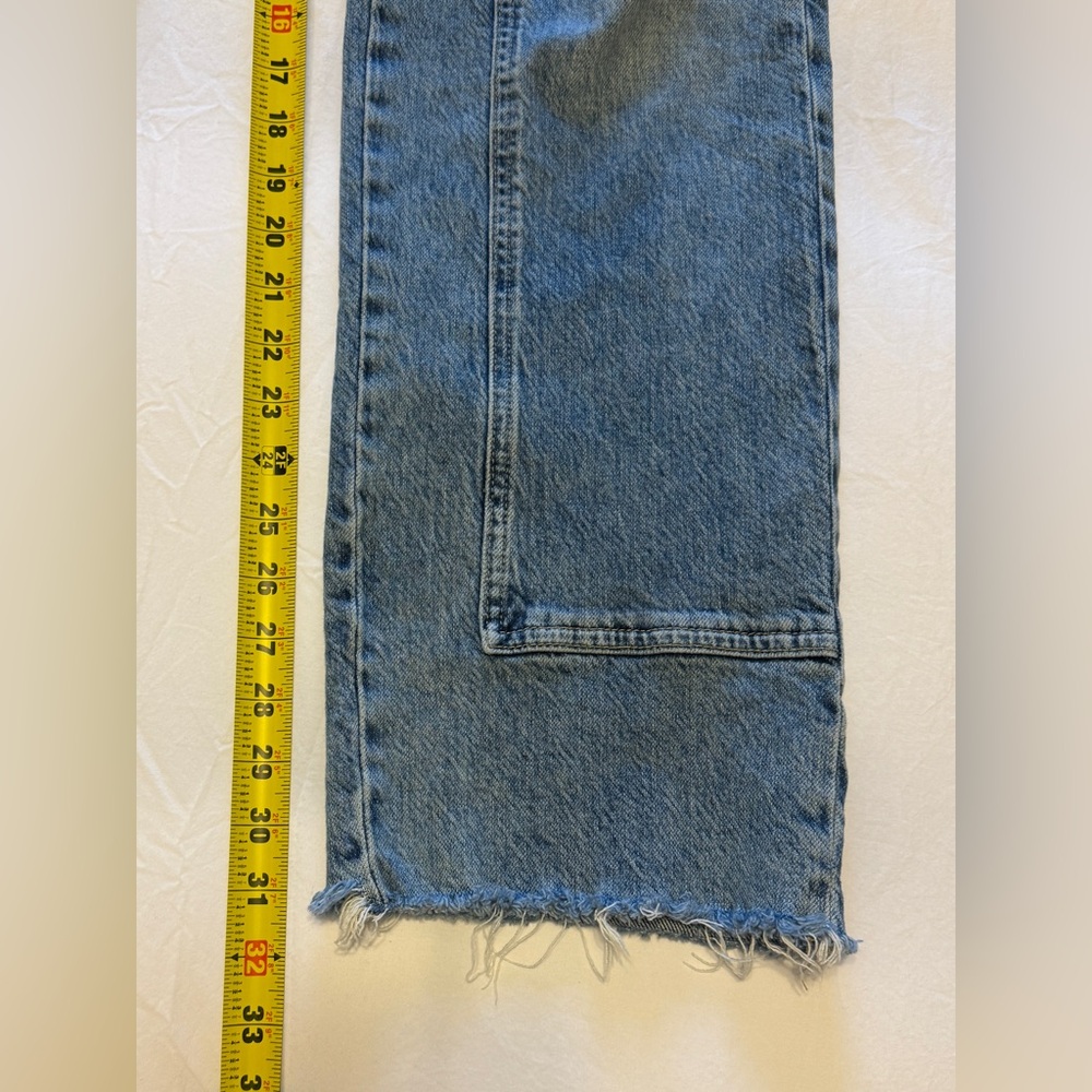 Free People Risk Taker Jeans, longer length, size 27 (runs big, I’m 28/29) - Picture 5 of 7